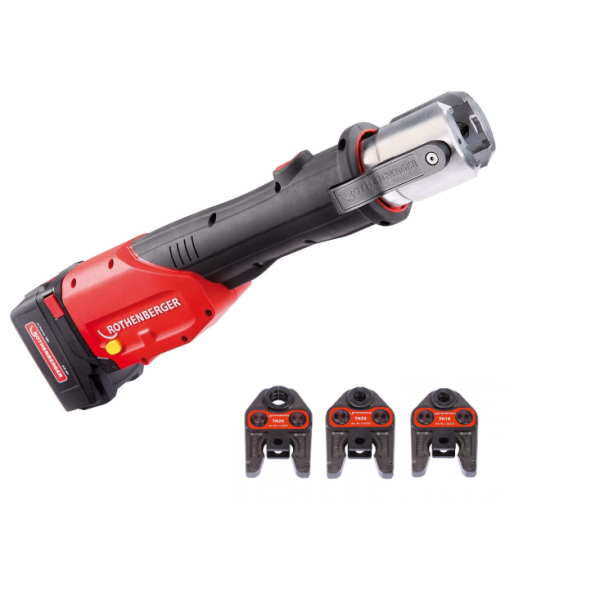 Presa sertizare Rothenberger Romax 4000 TH, cu acumulator si bacuri
