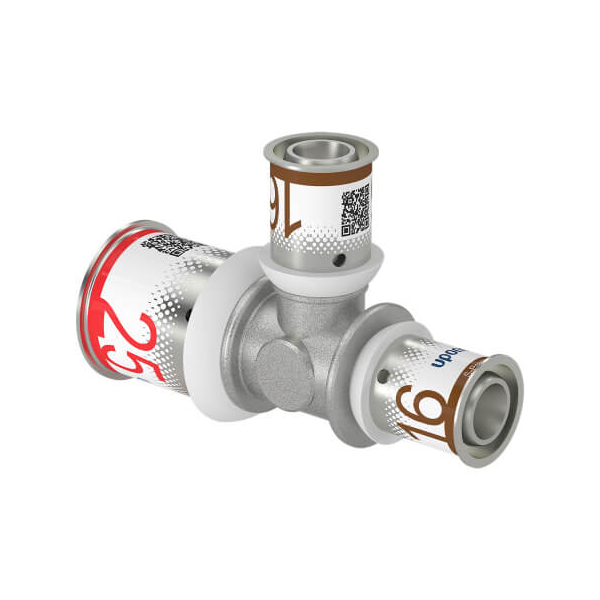 Teu presare redus S - Press Uponor, alama, D 25.2 x 16.2 x 16.2 mm