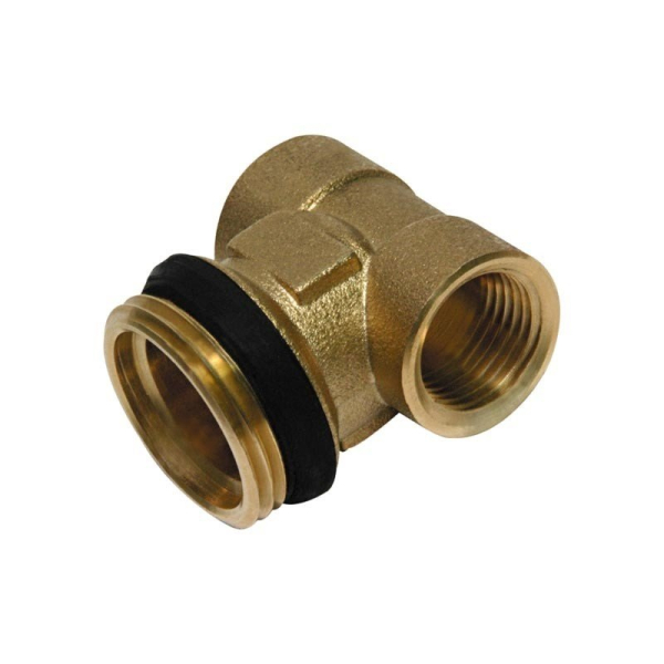 Teu capat terminal, 1/2 FI x 1 FE x 1/2 FI, KAN - therm
