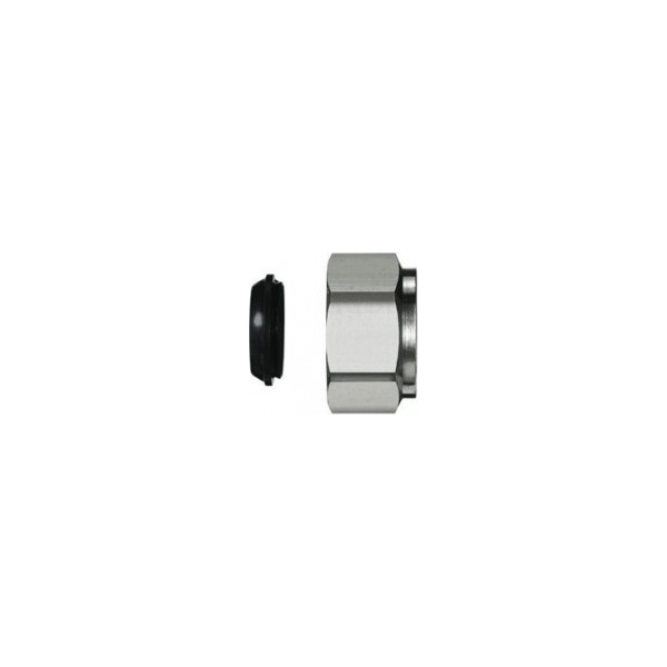 Conector pentru teava de cupru Heimeier, alama, filet interior, 3/4" x 15 mm, inel cauciuc