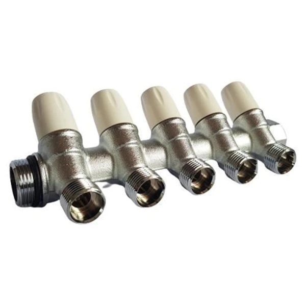 Distribuitor cu robinet, 5 x 1", Tiemme 1868K
