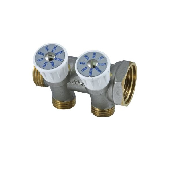 Distribuitor cu robinet 1", 2 x 1/2", RBM 171
