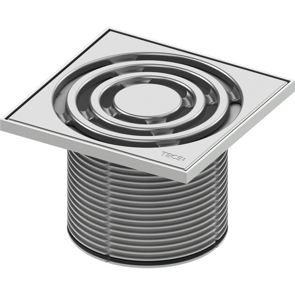 Inalțator cu grila Tece drainpoint S din plastic, 150 x150 mm, 3660003