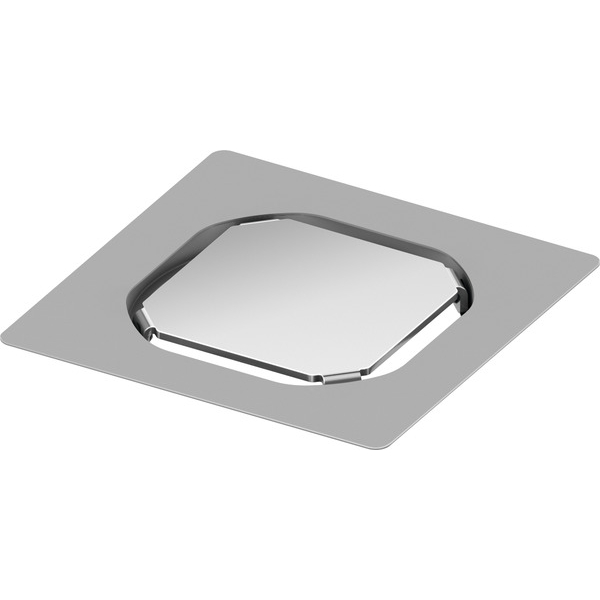 Rama Tece drainpoint S din otel inoxidabil, 100 x 100 mm, grila placabila cu ceramica/piatra naturala, 3660016