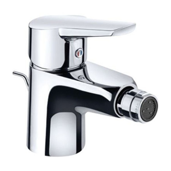 Baterie baie pentru bideu, Kludi D-Vise 375320590, monocomanda, finisaj cromat, cu ventil 