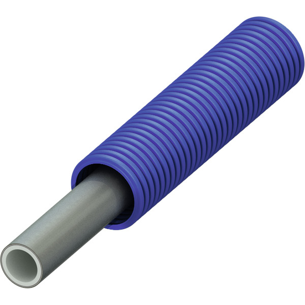 Teava izolata PE-XC 3S TECEflex, pentru incalzire, 16 x 2 mm, albastru, L 75 m