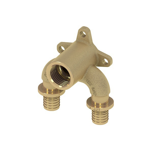 Cot alunecator tip U, cu suport, TECEflex 708504, filet interior, D 16 mm x 1/2"