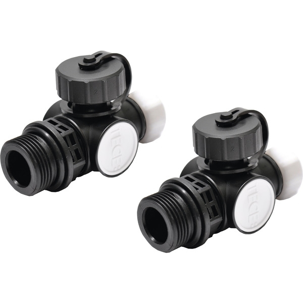 Set robinet din plastic pentru distribuitor 3/4, Tece 712562
