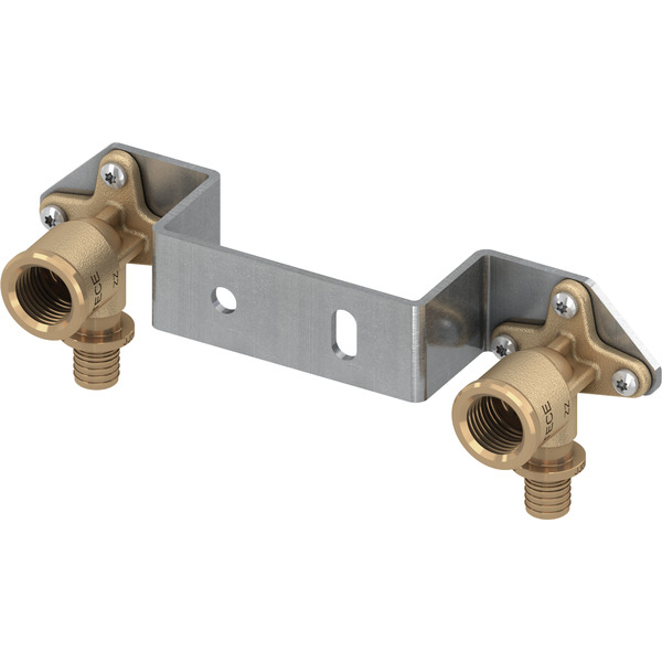 Suport prindere baterie, presare, bronz, TECEflex, D 16 mm x 1/2"
