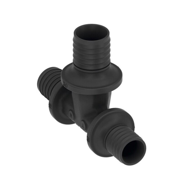 Teu redus cu manson alunecator TECEflex, PPSU, D 25 x 16 x 16 mm
