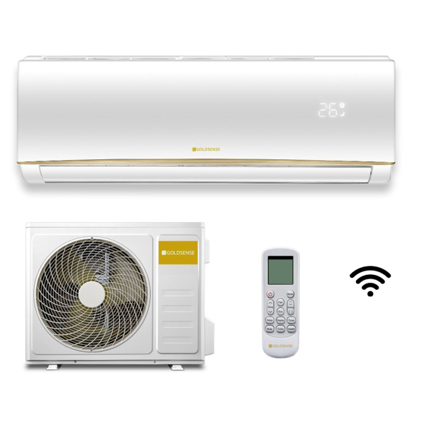 Aparat aer conditionat Goldsense Elite GLSC24EL, 24000 BTU, A++/A+, inverter, Wi-Fi, kit instalare, R32
