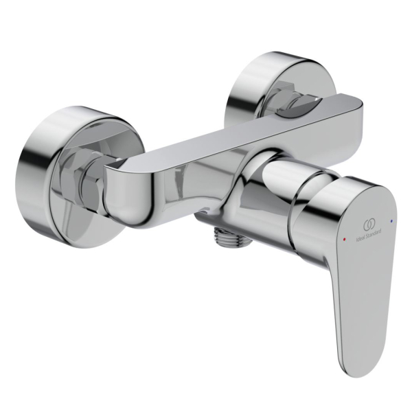 Baterie baie dus, Ideal Standard Cerafine O, monocomanda, montaj aplicat, finisaj cromat