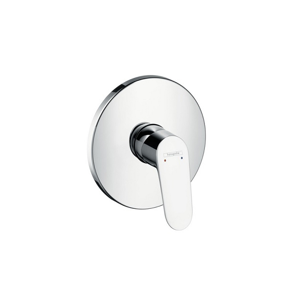 Baterie baie incastrata, pentru dus, Hansgrohe Focus 31965000, monocomanda, finisaj cromat