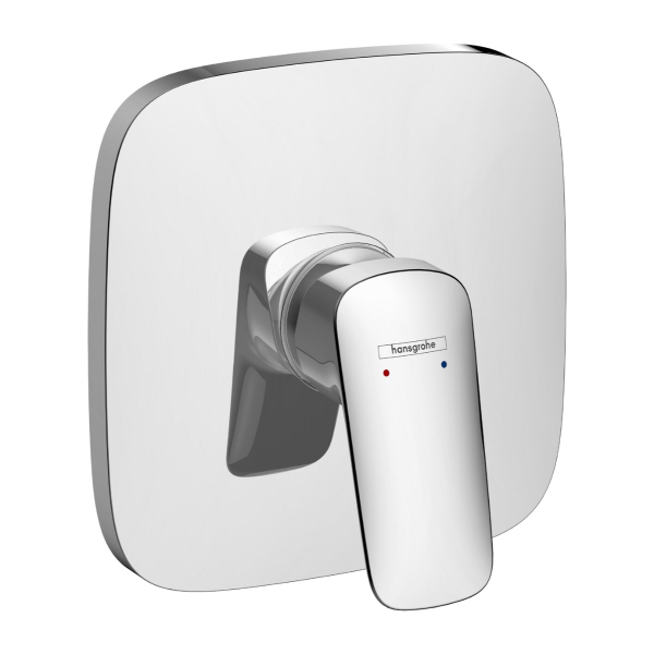 Baterie baie incastrata, pentru dus, Hansgrohe Logis 71607000, monocomanda, finisaj cromat