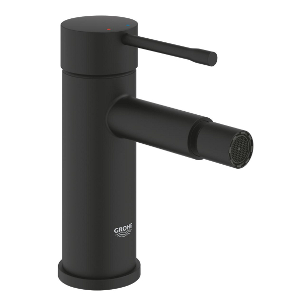 Baterie baie pentru bideu, Grohe Essence 24395KF1, monocomanda, finisaj negru mat