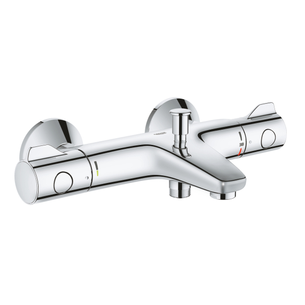 Baterie baie pentru cada / dus, Grohe Grohtherm 800 34567000, montaj aplicat, cu termostat, finisaj cromat