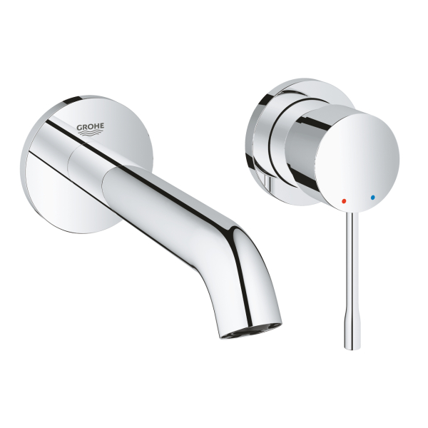 Baterie baie pentru lavoar, Grohe Essence 29192001, marimea M, montaj incastrat, monocomanda, finisaj cromat