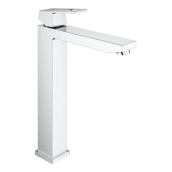 Baterie baie pentru lavoar Grohe Eurocube 23406000, marimea XL, monocomanda, 3/8”, cartus ceramic, finisaj cromat