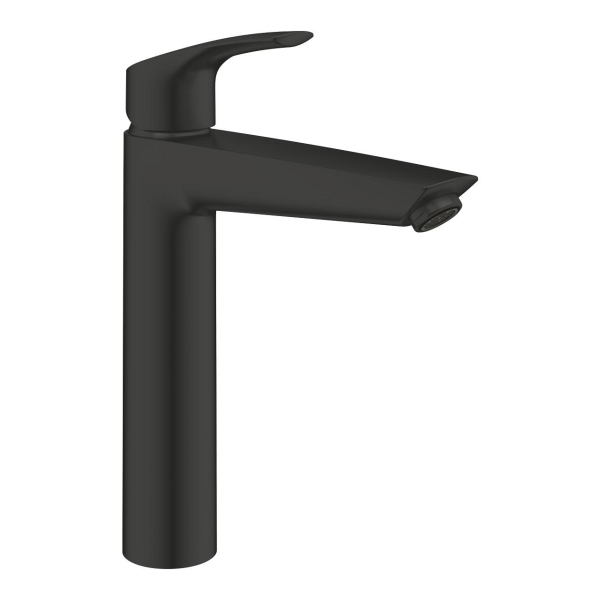 Baterie baie pentru lavoar Grohe Eurosmart 239712433, 3/8”, marimea XL, monocomanda, montaj stativ, finisaj negru mat