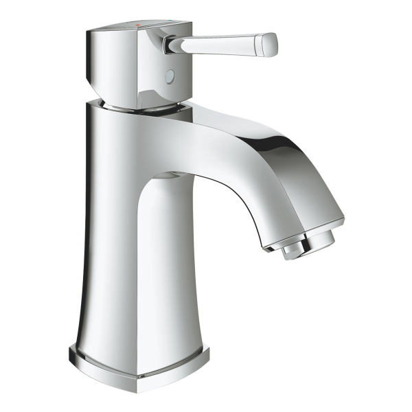 Baterie baie pentru lavoar Grohe Grandera 23310000, 3/8'', marimea M, montaj stativ, monocomanda, cartus ceramic, finisaj cromat