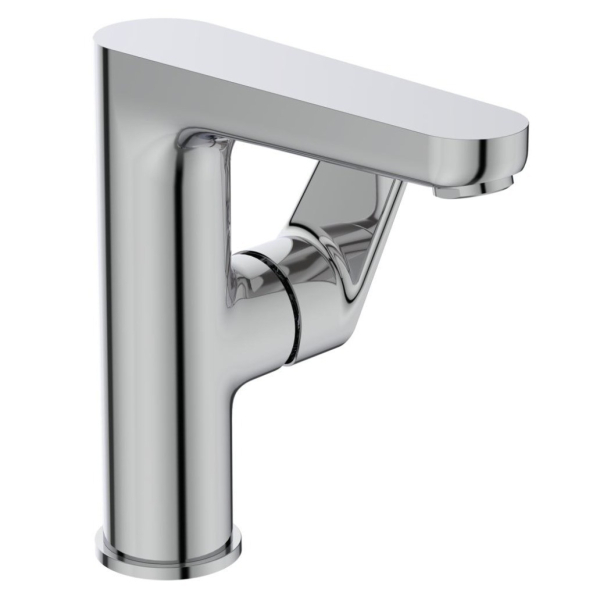 Baterie baie pentru lavoar, Ideal Standard Cerafine O BC555AA, stativa, monocomanda, alama, finisaj cromat