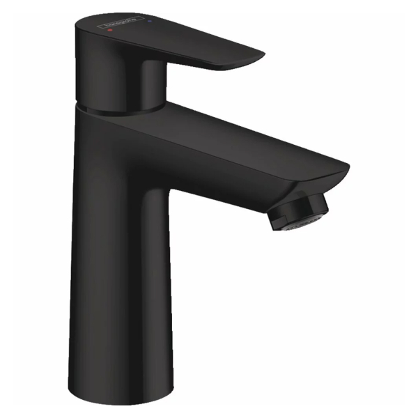 Baterie lavoar, Hansgrohe Talis E 71710670, stativa, monocomanda, alama, finisaj negru, cu ventil pop-up