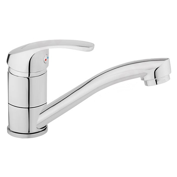 Baterie baie pentru lavoar, Ferro Basic BBC2A, stativa, monocomanda, alama, finisaj cromat