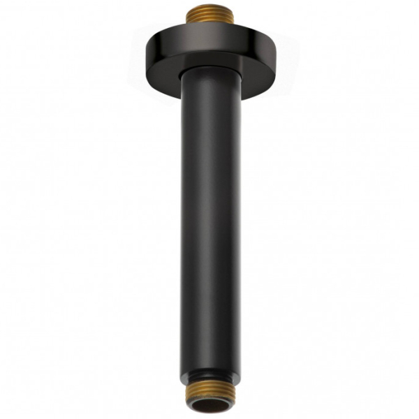 Brat fix pentru dus, Kludi A - QA 6651539-00, negru mat, 15 cm
