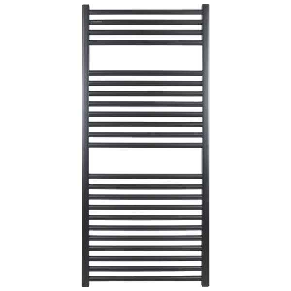 Calorifer baie Fondital Cool portprosop drept, negru, 500 x 1160 mm + accesorii montaj