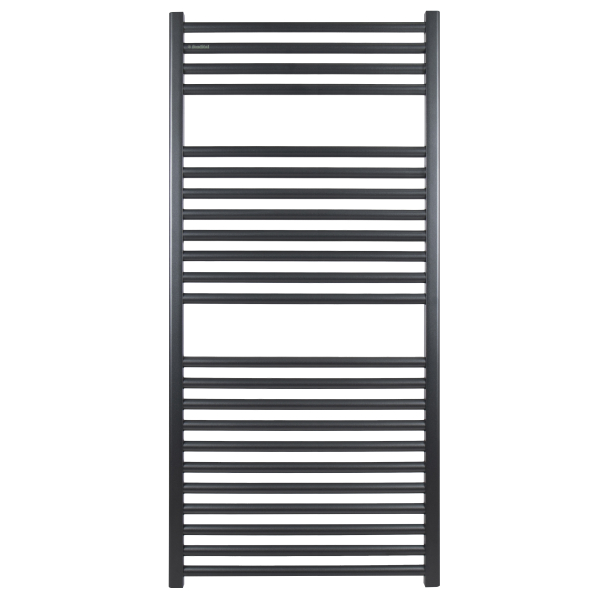 Calorifer baie Fondital Cool portprosop drept, negru, 600 x 1160 mm + accesorii montaj