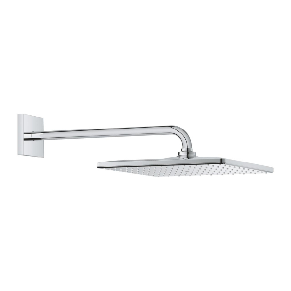 Cap dus fix Grohe Rainshower Mono 310 Cube 26564000, cromat, 1 functie, sistem anticalcar