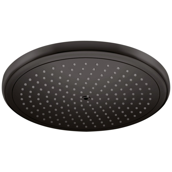 Cap dus fix Hansgrohe Croma 280, negru mat, 1 functie, sistem anticalcar