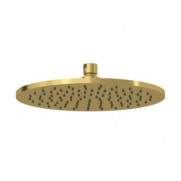 Cap dus fix Kludi A-QA 64325N0-00, auriu mat, 1 functie, sistem anticalcar
