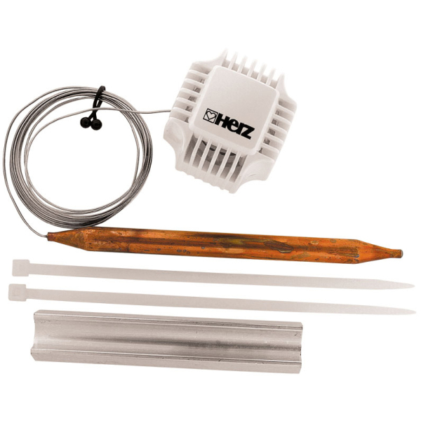 Cap termostatic cu senzor de contact, 40 - 70 grade Celsius, pentru instalatii de preparare acm, Herz 1742100