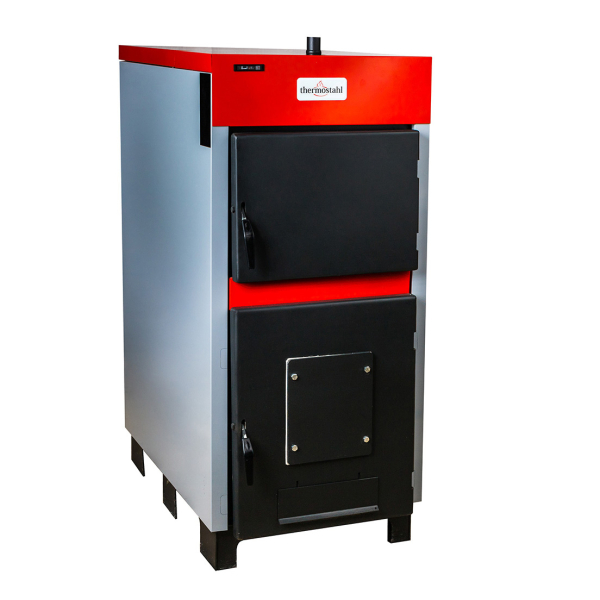 Cazan termic pe lemne Thermostahl ECOWOOD Standard ECW 60, cu ardere normala, din otel, 60 kW