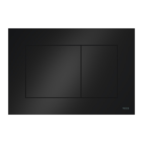Clapeta actionare rezervor WC incastrat, TECE Now 9240403, negru lucios