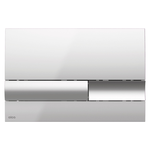 Clapeta actionare rezervor WC incastrat, Alcadrain Thin M778-5, negru + auriu