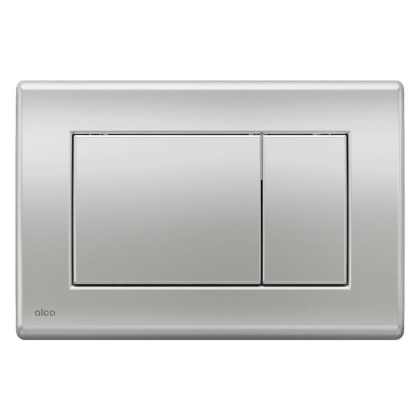 Clapeta actionare rezervor WC incastrat, Alcadrain Basic M272, cromat mat