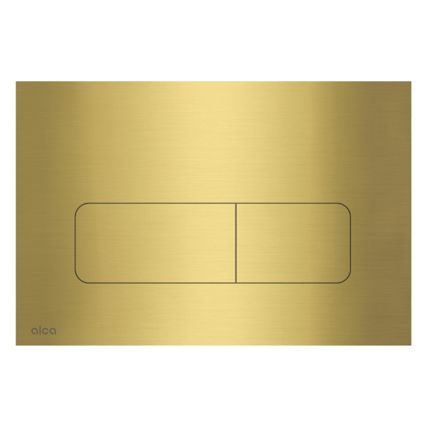 Clapeta actionare rezervor WC incastrat, Alcadrain Moon Brass, alama