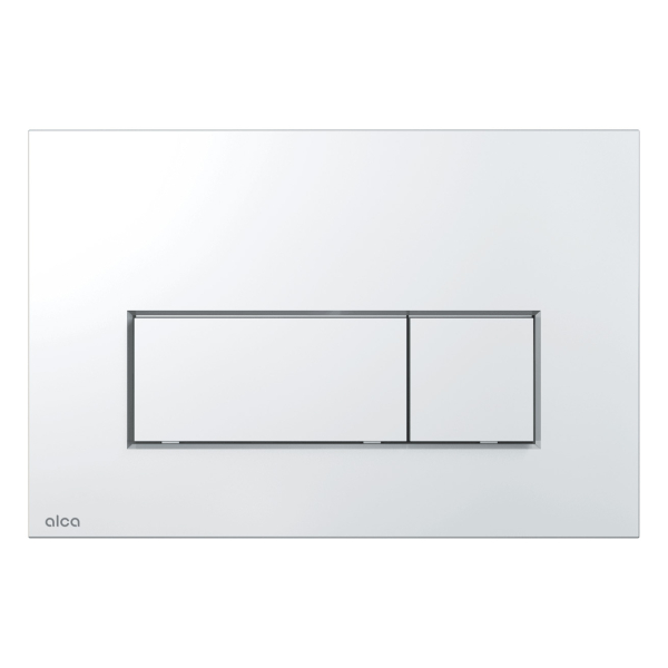 Clapeta actionare rezervor WC incastrat, Alcadrain Thin M571, cromat lucios