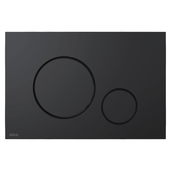 Clapeta actionare rezervor WC incastrat, Alcadrain Thin M678, negru mat