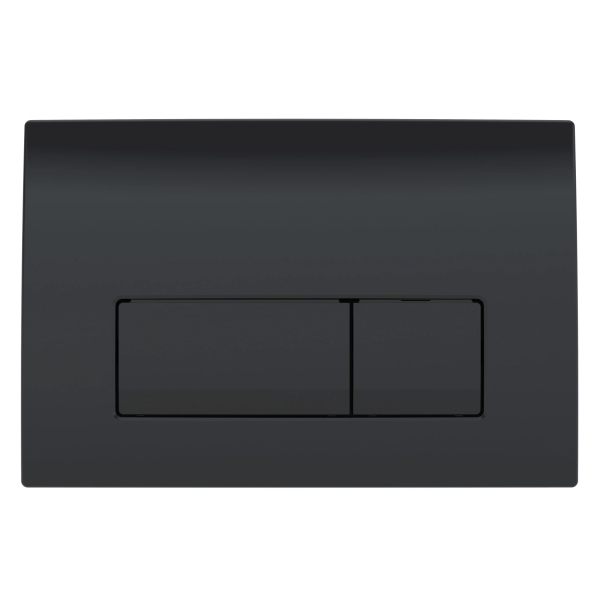 Clapeta actionare rezervor WC incastrat, Geberit Delta 50 115.119.DW.1, negru intens