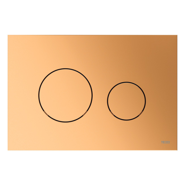 Clapeta actionare rezervor WC incastrat, TECE Loop 9240936, alama