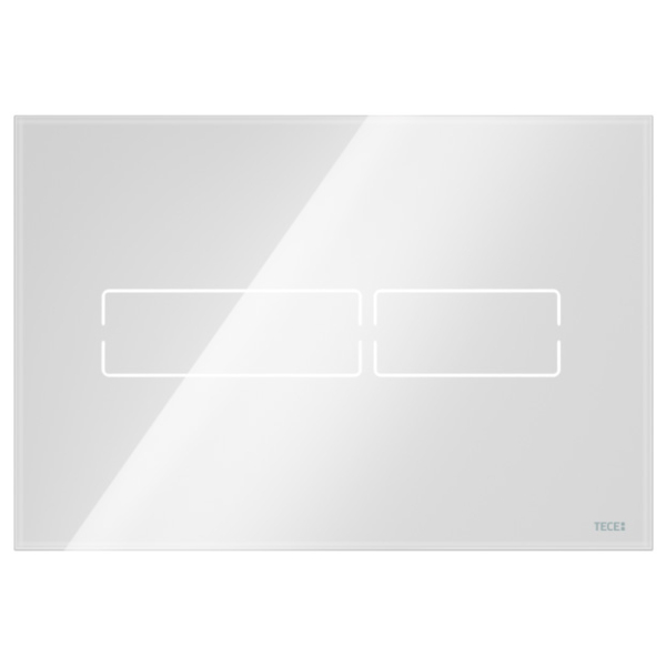 Clapeta actionare rezervor WC incastrat, TECE Lux Mini 9240960, cu senzor, alb lucios