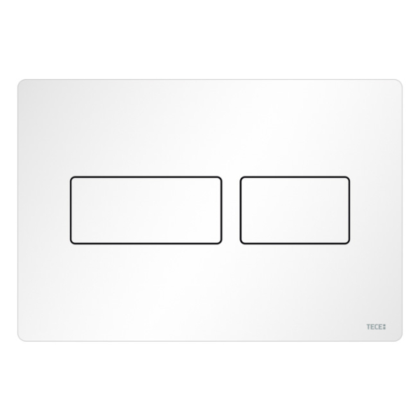 Clapeta actionare rezervor WC incastrat, TECE Solid 9240433, alb mat