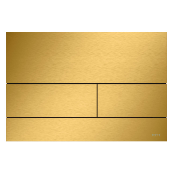 Clapeta actionare rezervor WC incastrat, TECE Square 9240848, auriu rosiatic mat