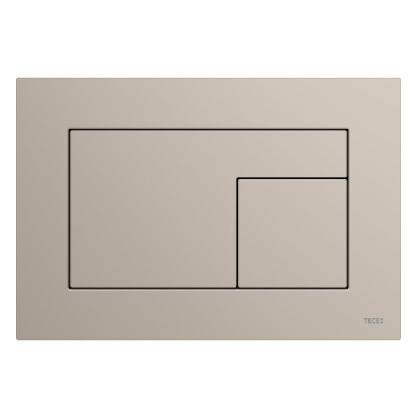 Clapeta actionare rezervor WC incastrat, TECE Velvet 9240733, gri