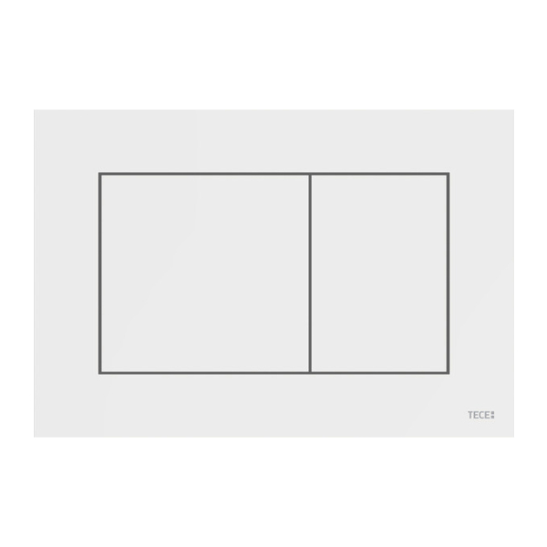 Clapeta actionare rezervor WC incastrat, TECE Now 9240400, alb lucios