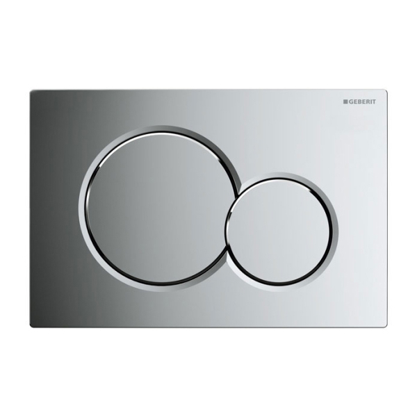 Clapeta actionare rezervor WC incastrat, Geberit Sigma 01 115.770.21.5, cromat lucios
