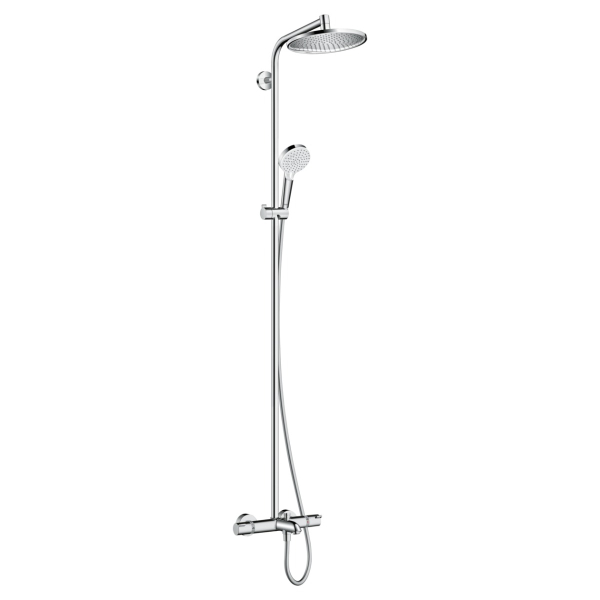 Sistem dus Hansgrohe Crometta S 240 27320000, baterie termostatata